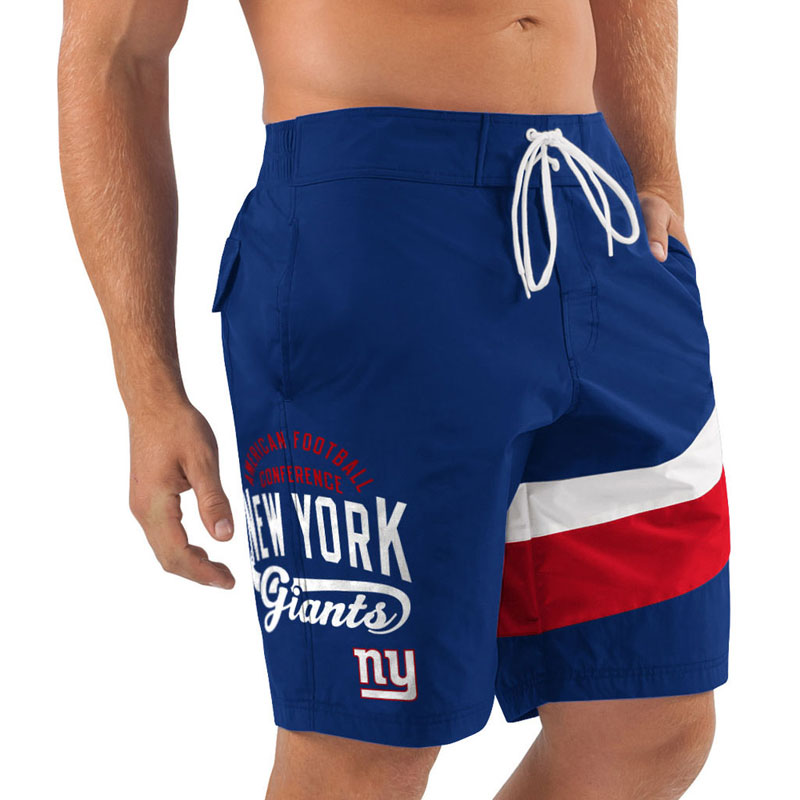 New York Giants Royal Winning Shot Swim Trunks