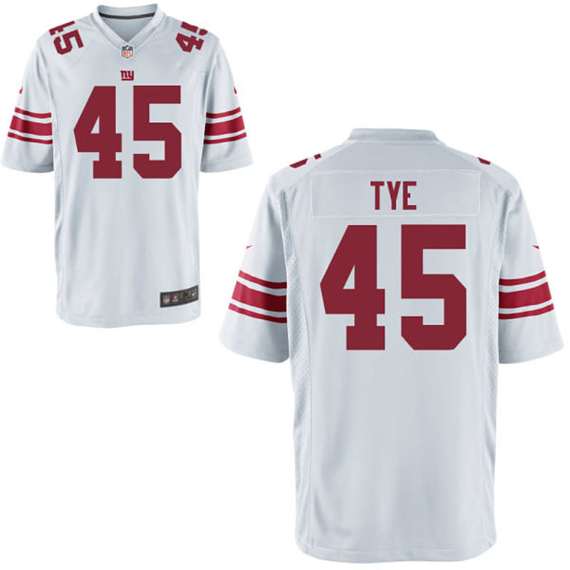 New York Giants #45 Will Tye White Elite Jersey