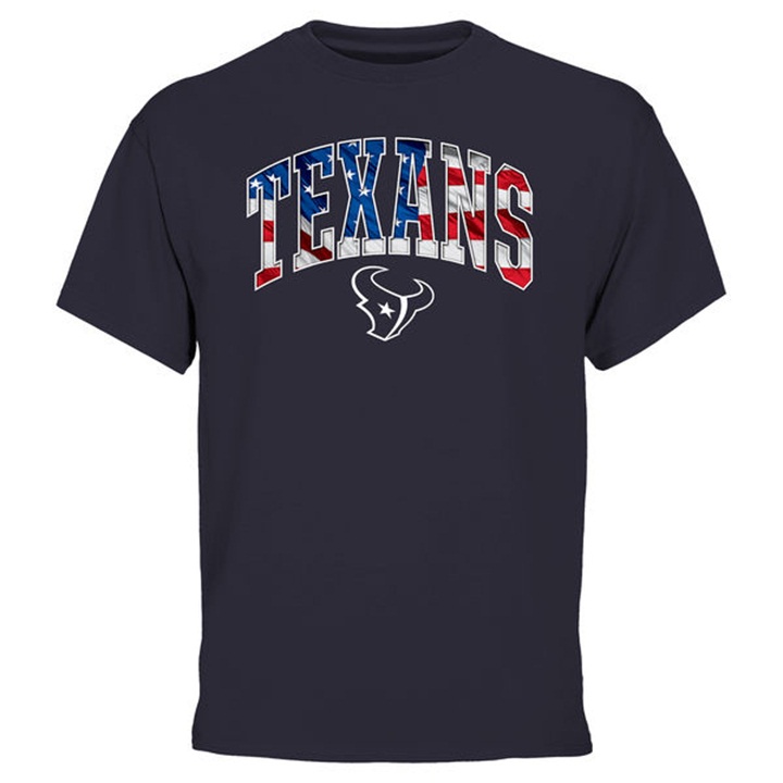 Houston Texans Pro Line Navy Banner Wave T-shirt