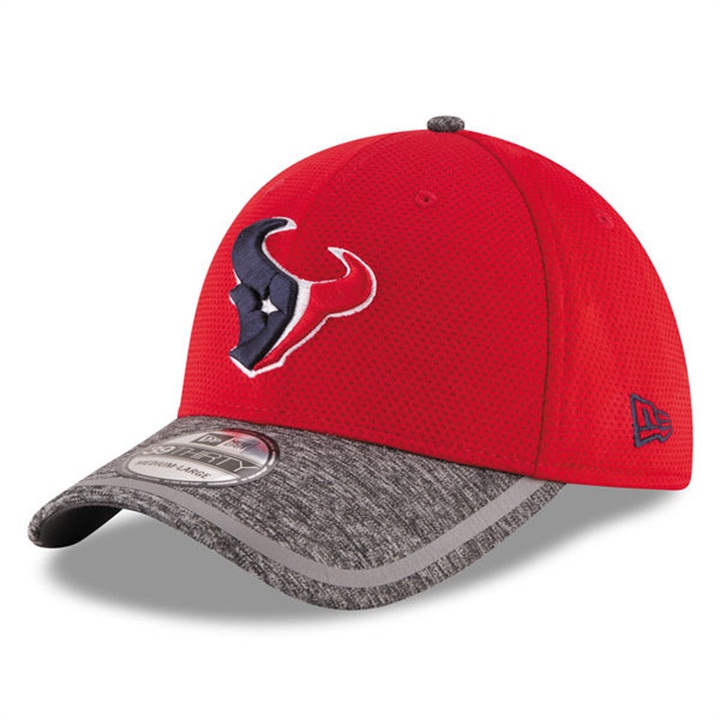 Houston Texans Red New Era 2016 On Field Training Camp Flex Hat