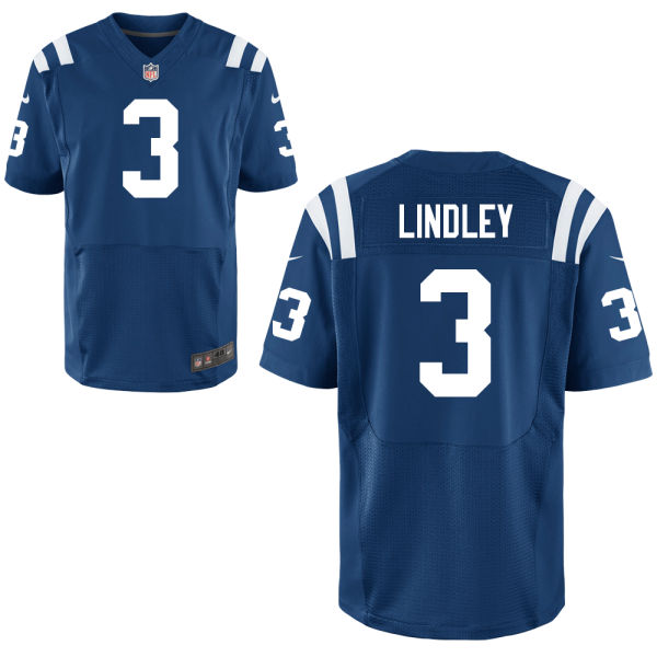 Indianapolis Colts #3 Ryan Lindley Royal Elite Jersey