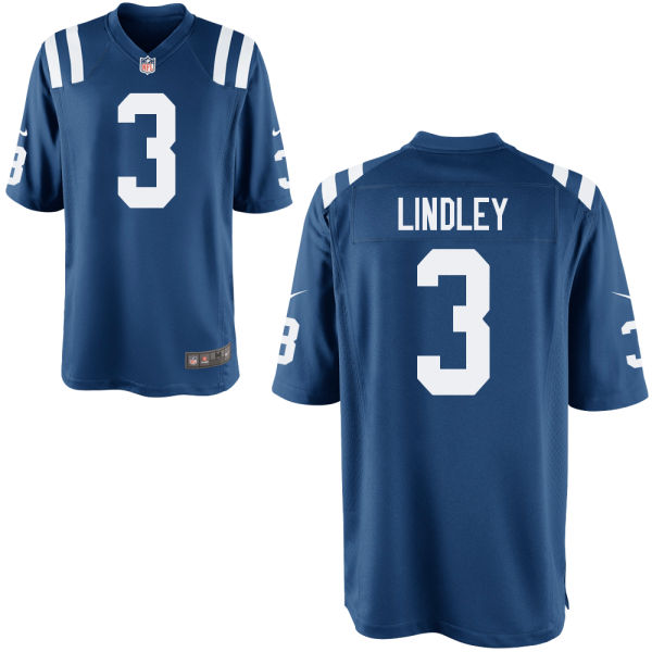 Indianapolis Colts #3 Ryan Lindley Royal Game Jersey