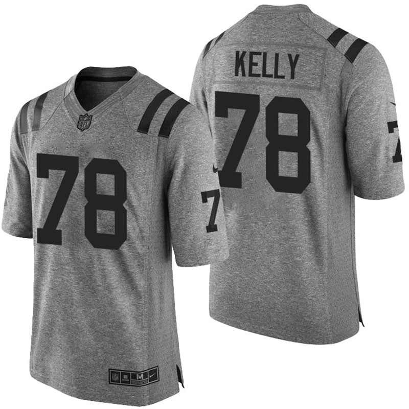 Indianapolis Colts #78 Ryan Kelly Gray Gridiron Limited Jersey