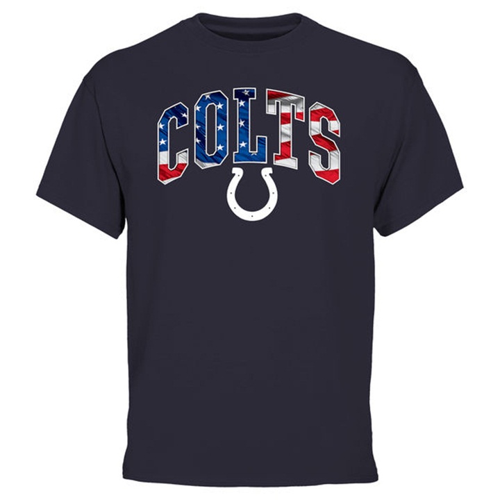 Indianapolis Colts Pro Line Navy Banner Wave T-shirt