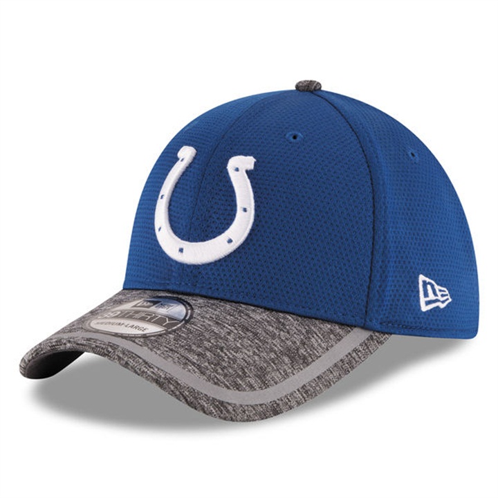 Indianapolis Colts Royal New Era 2016 On Field Training Camp Flex Hat