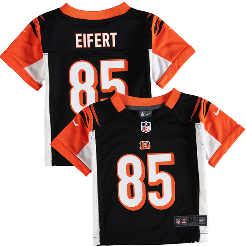 Infant Cincinnati Bengals #85 Tyler Eifert Black Game Jersey