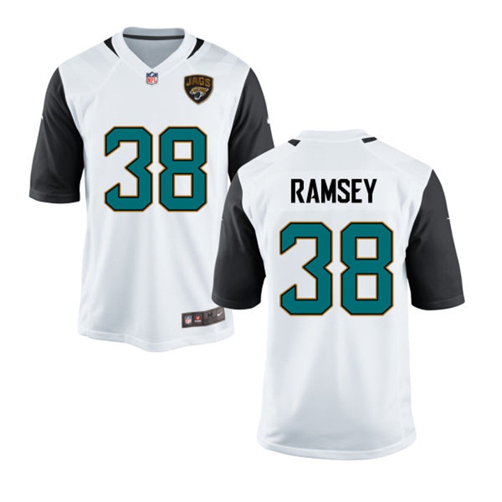 Jacksonville Jaguars #38 Jalen Ramsey White Game Jersey