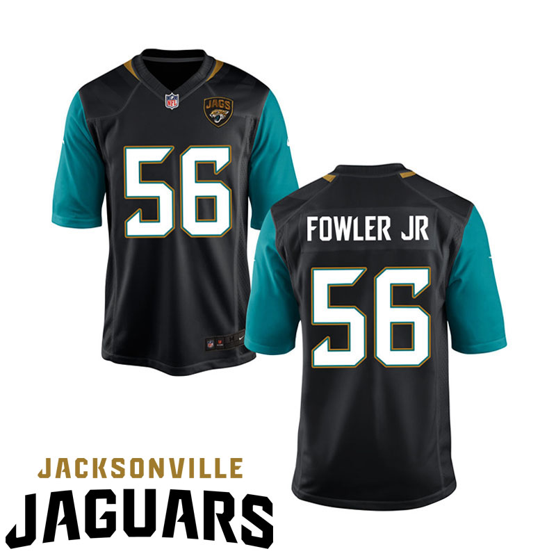 Jacksonville Jaguars #56 Dante Fowler Jr Black Game Preseason Game Jersey