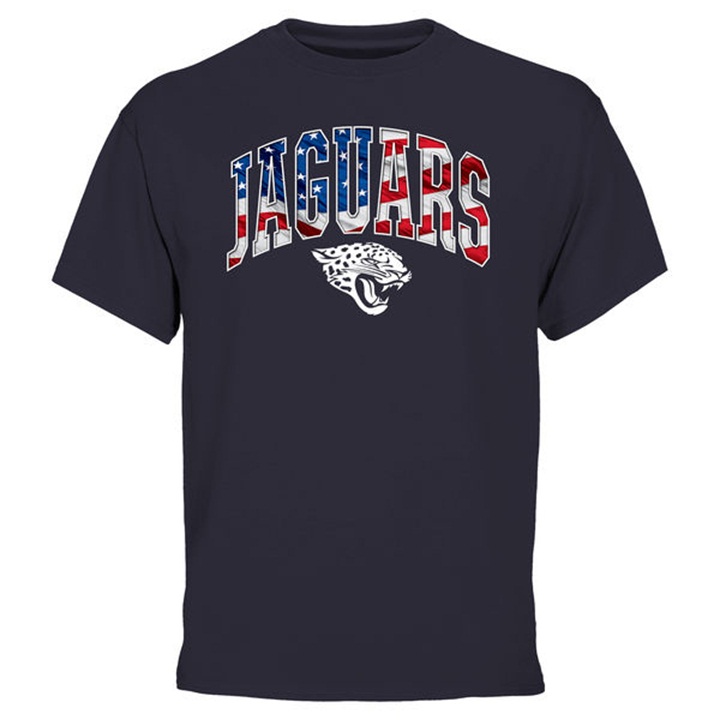 Jacksonville Jaguars Pro Line Navy Banner Wave T-shirt