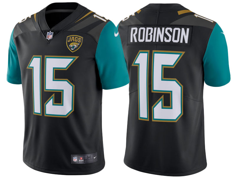 2017 Jacksonville Jaguars #15 Allen Robinson Black Vapor Untouchable Limited Jersey