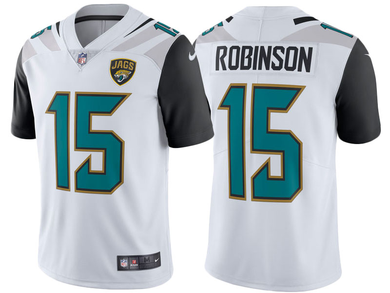 2017 Jacksonville Jaguars #15 Allen Robinson White Vapor Untouchable Limited Jersey