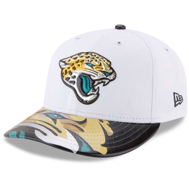 Jacksonville Jaguars White 2017 NFL Draft Official On Stage Low Profile 59FIFTY Fitted Hat