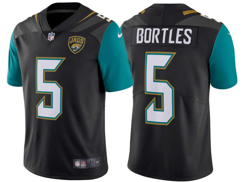 2017 Jacksonville Jaguars #5 Blake Bortles Black Vapor Untouchable Limited Jersey