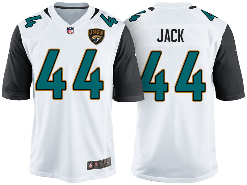 Jacksonville Jaguars #82 Myles Jack White Game Jersey