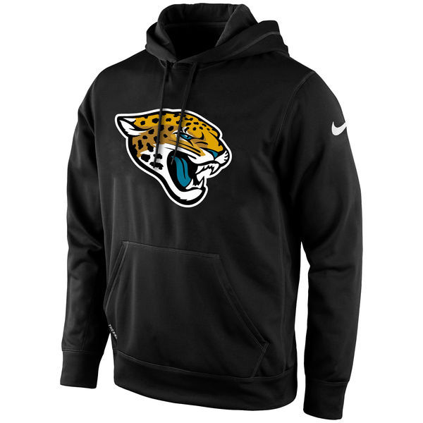 Jacksonville Jaguars Black KO Logo Essential Hoodie