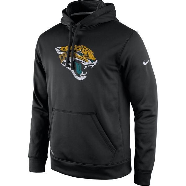 Jacksonville Jaguars Black Practice Performance Pullover Hoodie