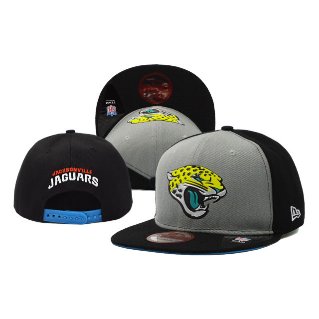 Jacksonville Jaguars New Era Black/Gray On Field Fitted Hat