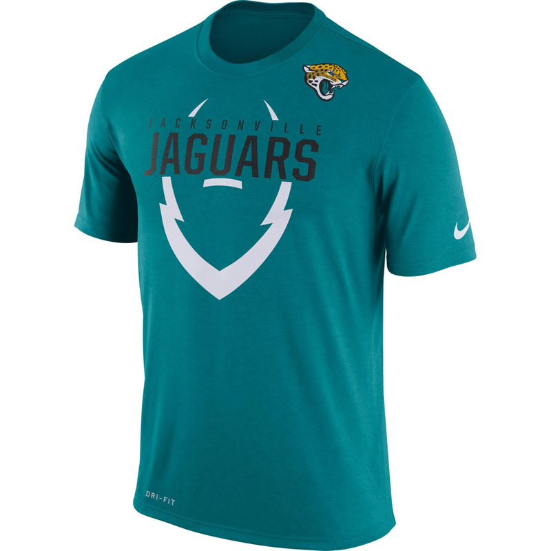 Jacksonville Jaguars Teal Legend Icon Dri-FIT T-Shirt