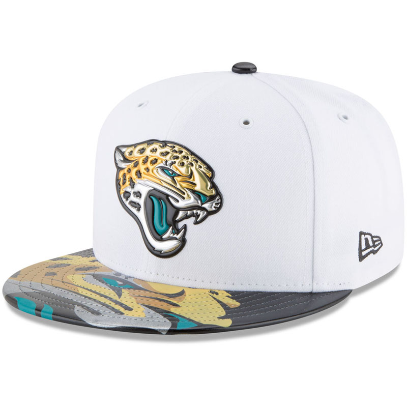 Jacksonville Jaguars White 2017 NFL Draft Official On Stage 59FIFTY Fitted Hat