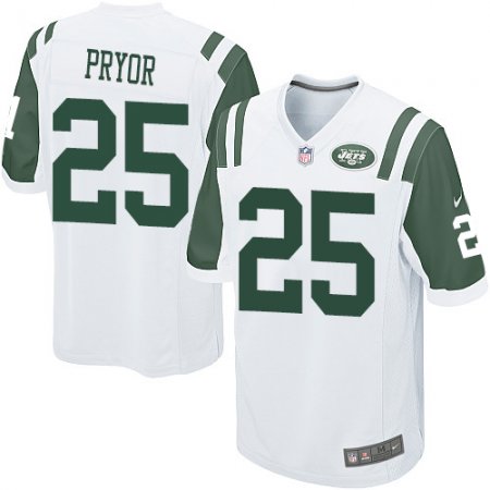 New York Jets #25 Calvin Pryor White Game Jersey