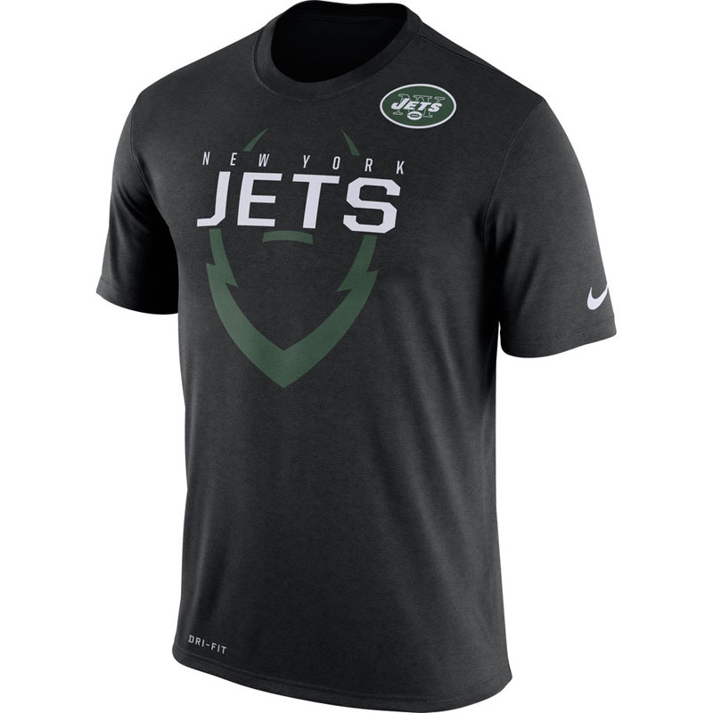 New York Jets Black Legend Icon Dri-FIT T-Shirt