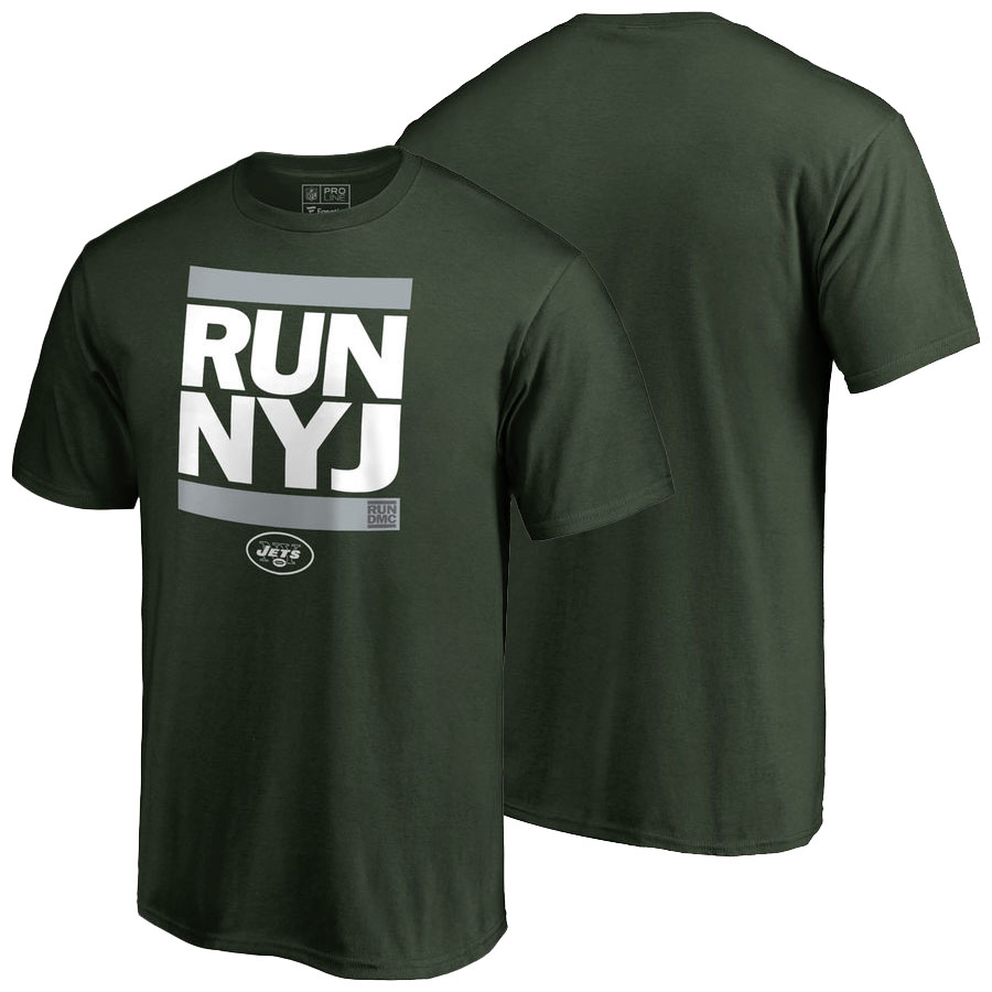 New York Jets Green Pro Line RUN-CTY T-Shirt