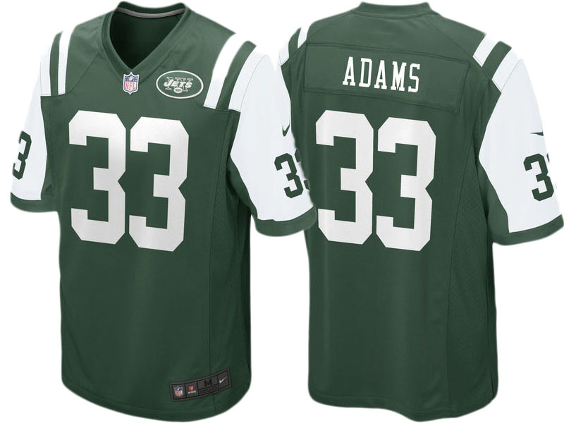 New York Jets Jamal Adams Green 2017 Draft Pick Game Jersey