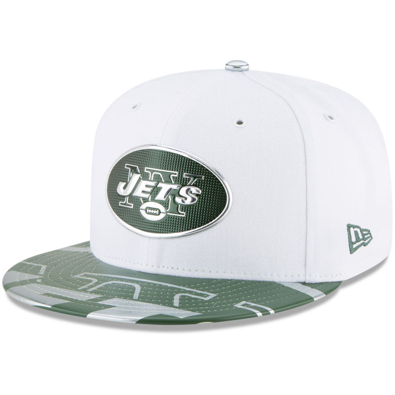 New York Jets White 2017 NFL Draft Official On Stage 59FIFTY Fitted Hat