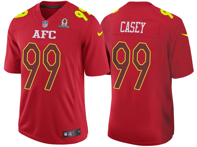 2017 Pro Bowl AFC Jurrell Casey Red Game Jersey