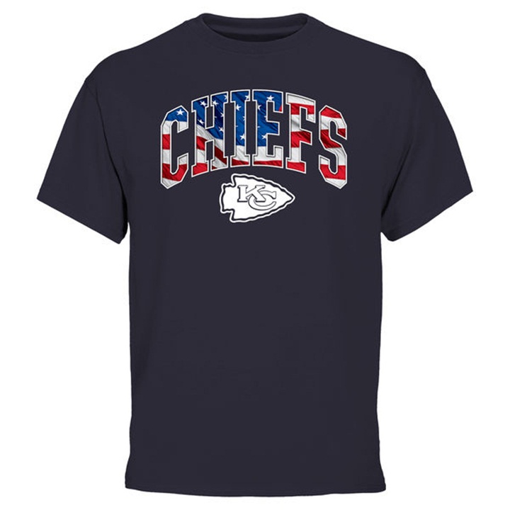 Kansas City Chiefs Pro Line Navy Banner Wave T-shirt