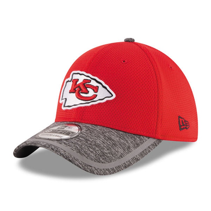 Kansas City Chiefs Red New Era 2016 On Field Training Camp Flex Hat