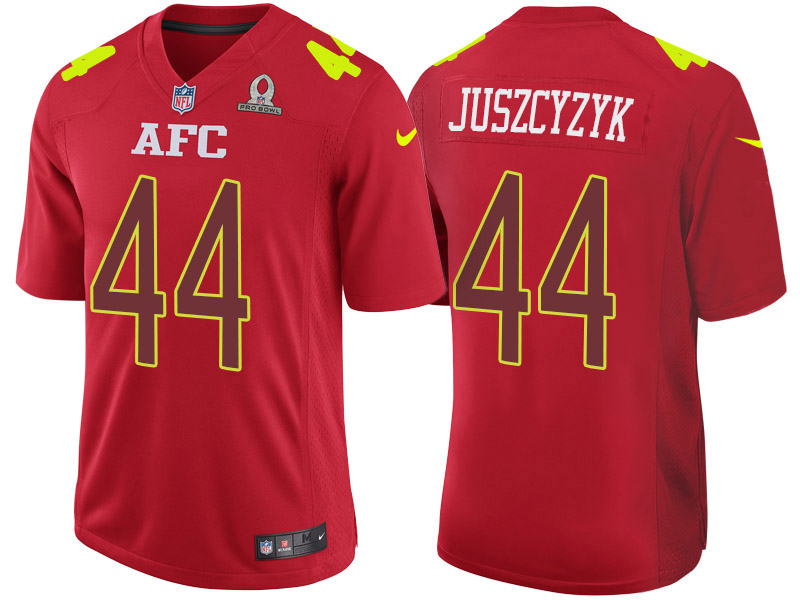 2017 Pro Bowl AFC Kyle Juszcyzyk Red Game Jersey