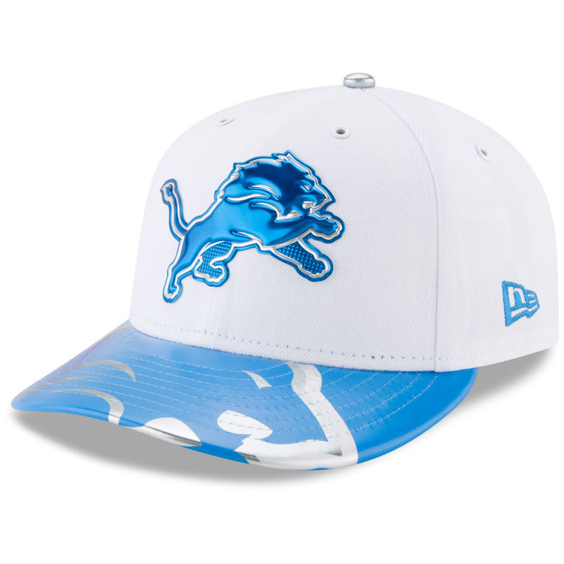 Detroit Lions White 2017 NFL Draft Official On Stage Low Profile 59FIFTY Fitted Hat