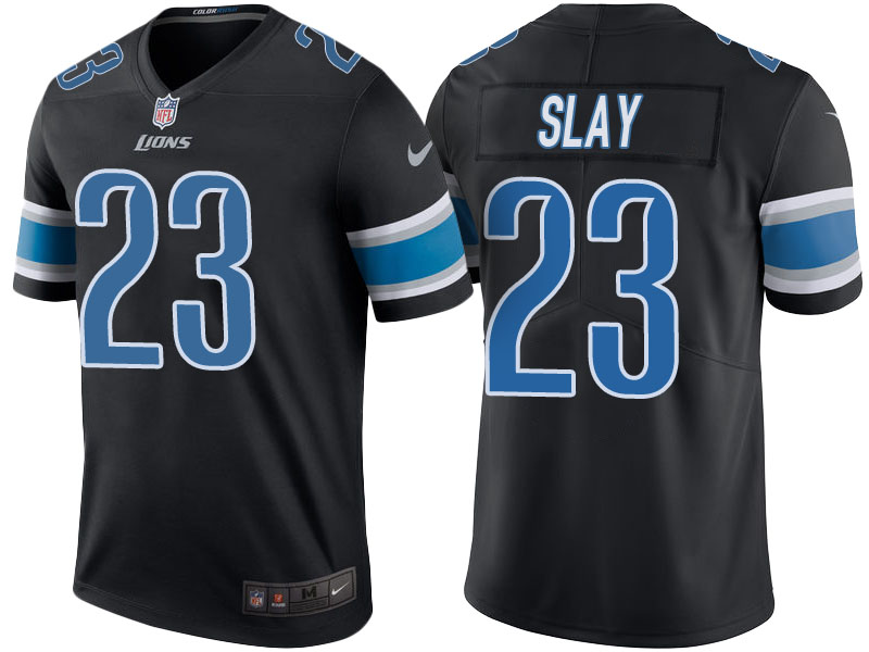 Detroit Lions #23 Darius Slay Black Color Rush Limited Jersey - Light Up Thursday Night