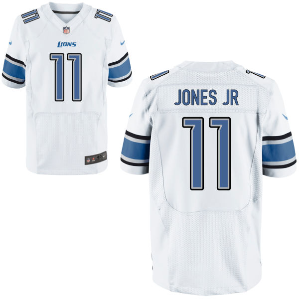 Detroit Lions #11 Marvin Jones Jr White Elite Jersey