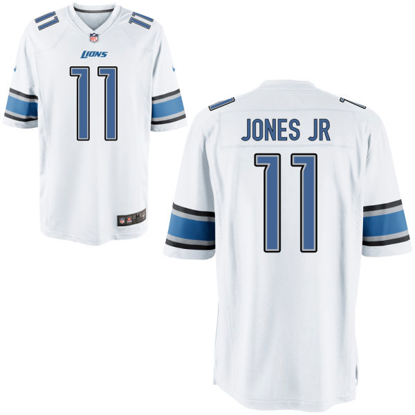 Detroit Lions #11 Marvin Jones Jr White Game Jersey