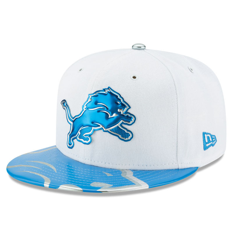 Detroit Lions White 2017 NFL Draft Official On Stage 59FIFTY Fitted Hat