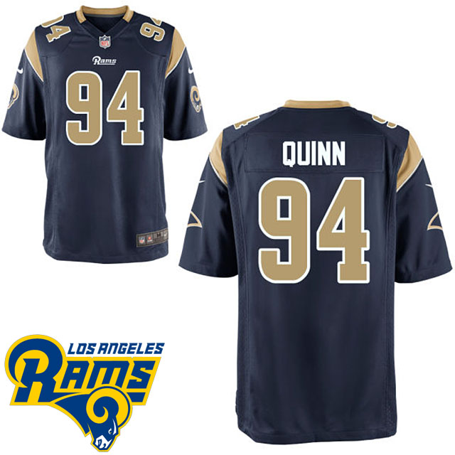 Los Angeles Rams #94 Robert Quinn Navy Blue Game Jersey