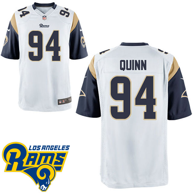 Los Angeles Rams #94 Robert Quinn White Game Jersey