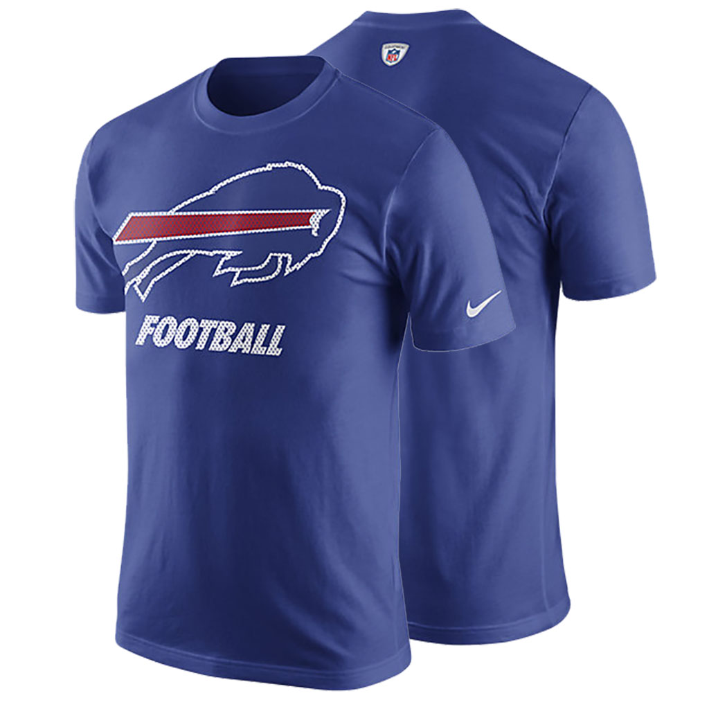 Men Buffalo Bills Blue Color Rush Training T-shirt