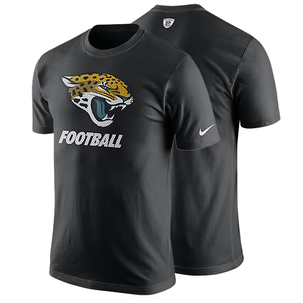 Men Jacksonville Jaguars Black Color Rush Training T-shirt