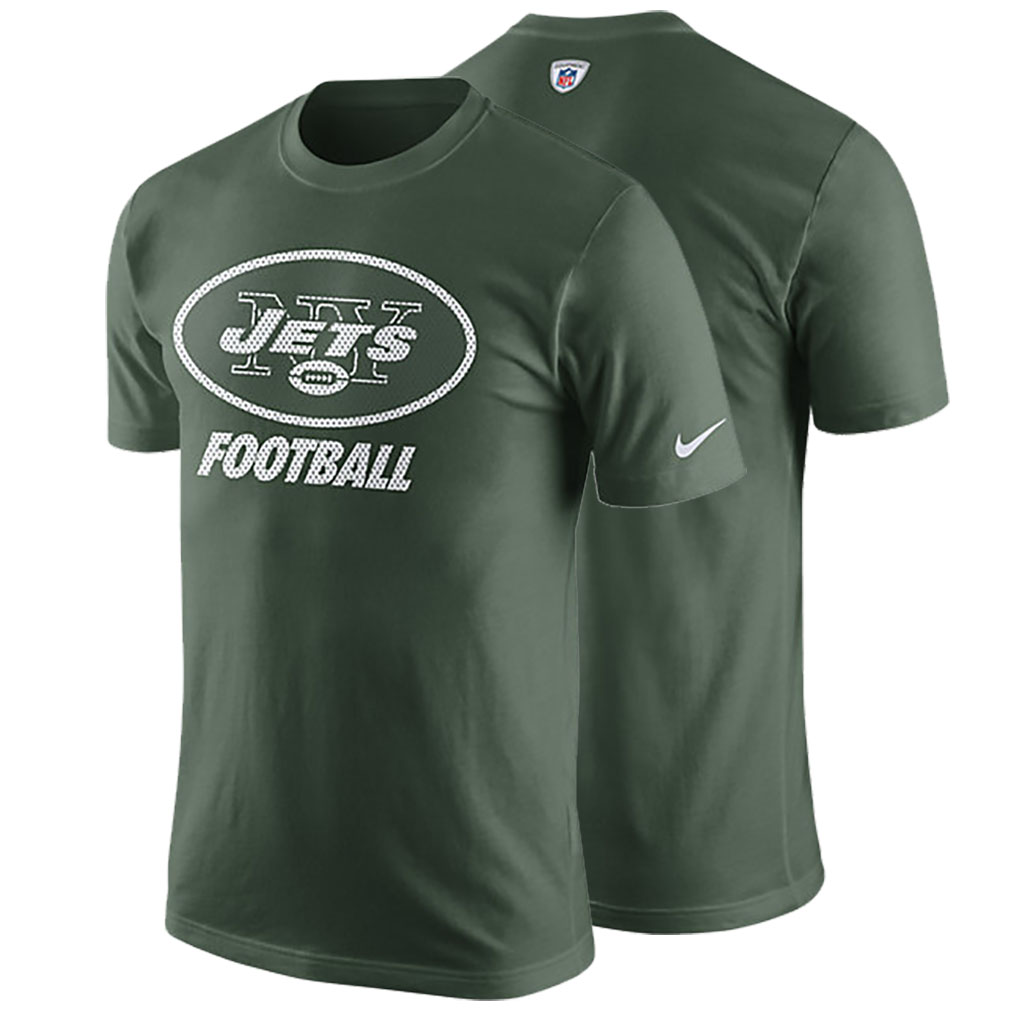 Men New York Jets Dark Green Color Rush Training T-shirt