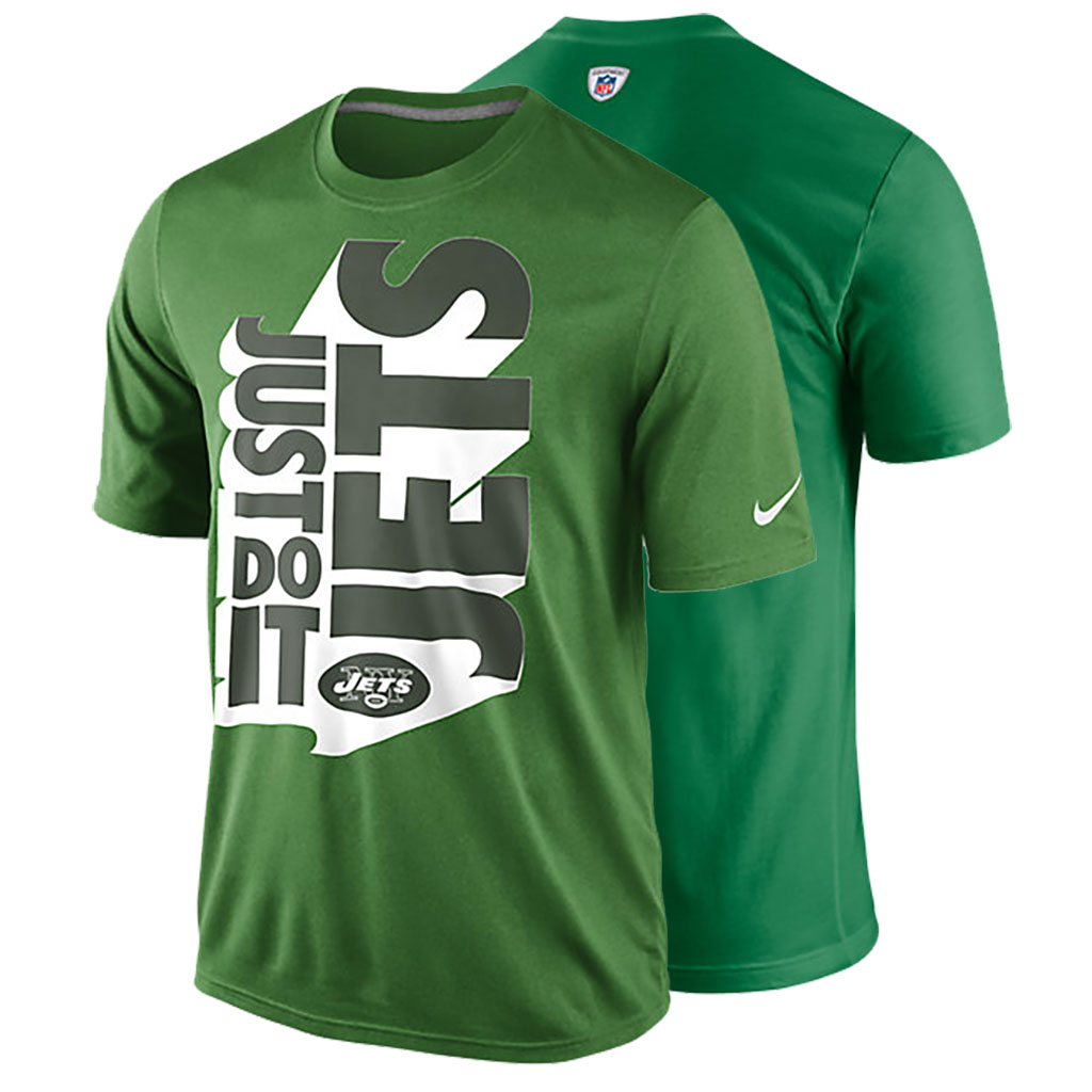 Men New York Jets Green Color Rush Training T-shirt