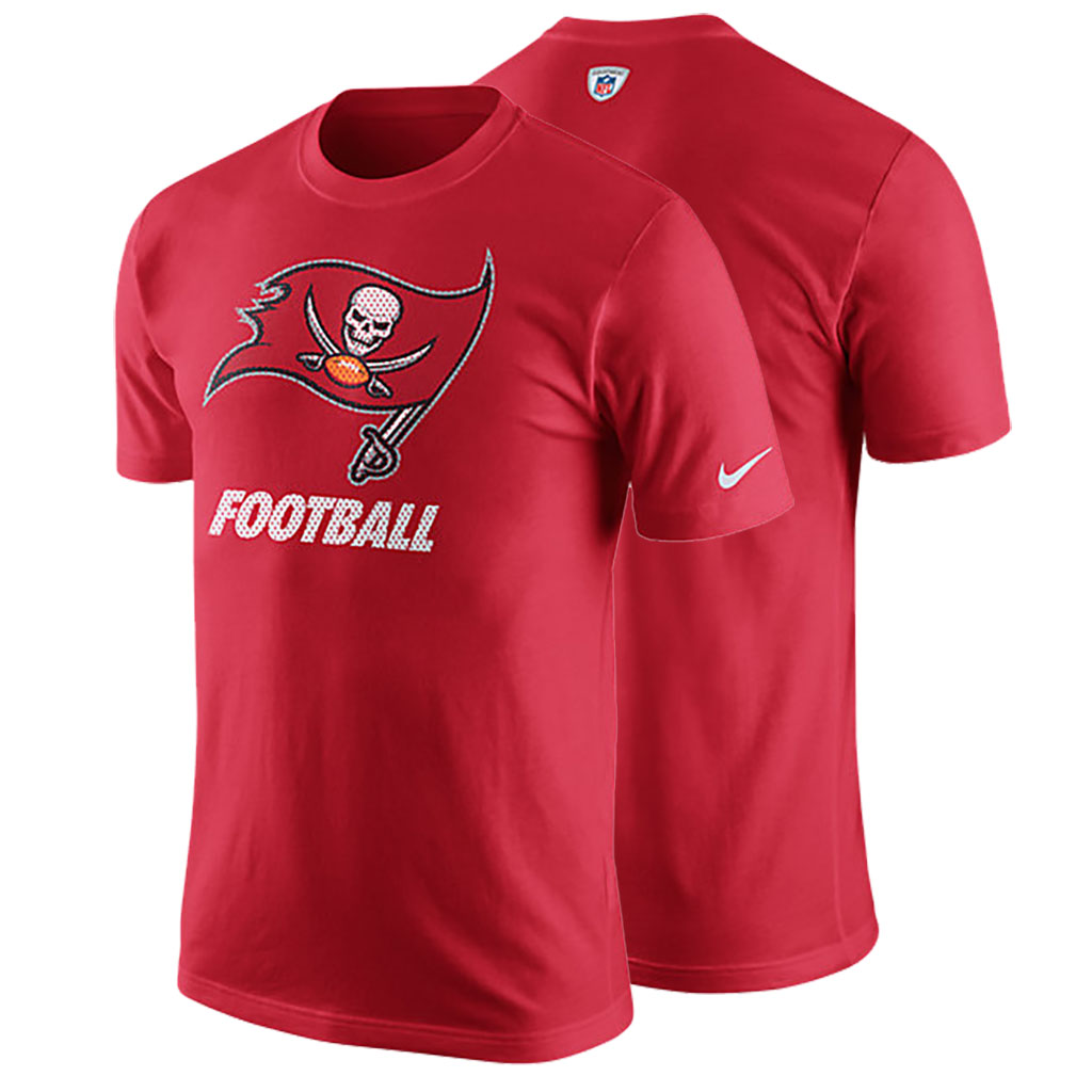 Men Tampa Bay Buccaneers Red Color Rush Training T-shirt