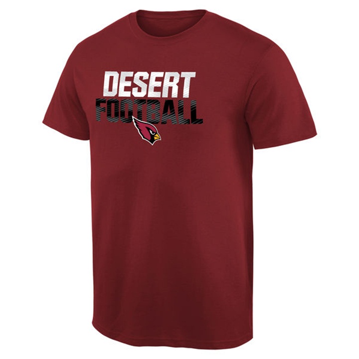 Mens Arizona Cardinals Pro Line Cardinal Mantra T-shirt