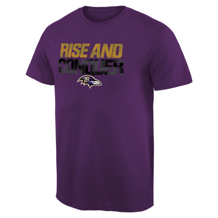 Mens Baltimore Ravens Pro Line Purple Mantra T-shirt