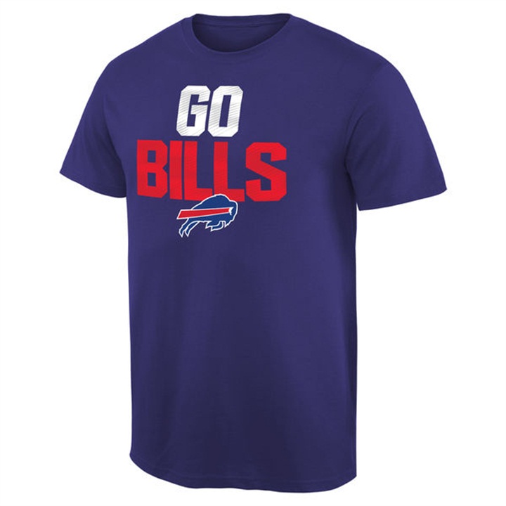 Mens Buffalo Bills Pro Line Royal Mantra T-shirt