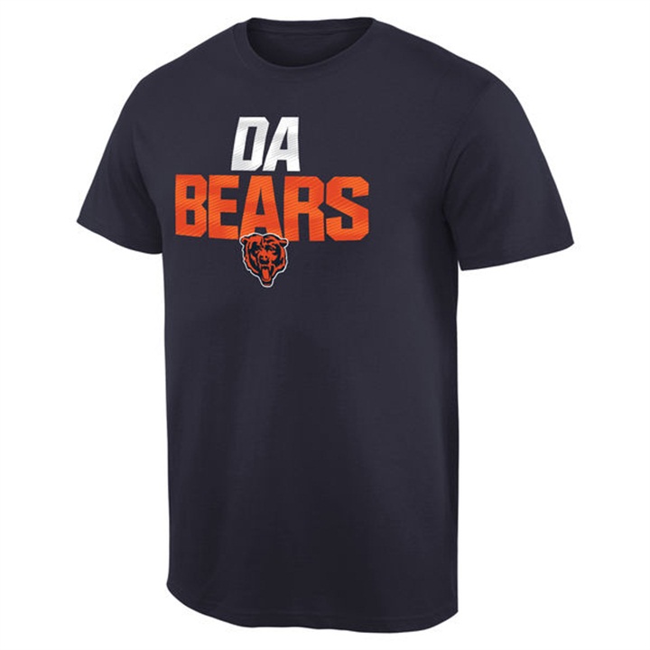 Mens Chicago Bears Pro Line Navy Mantra T-shirt