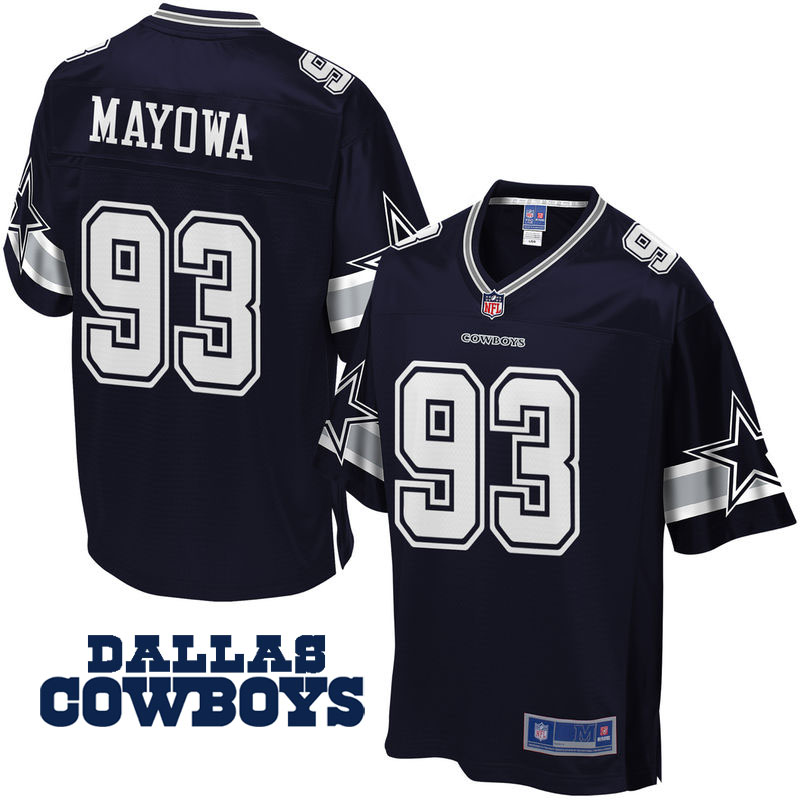 Mens Dallas Cowboys #93 Benson Mayowa Navy Pro Line Player Jersey