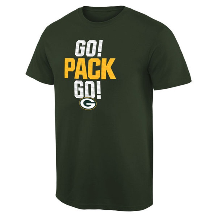 Mens Green Bay Packers Pro Line Green Mantra T-shirt